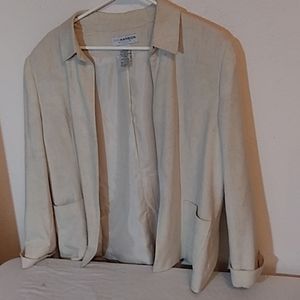 Sag Harbor cream Classic Petite Blazer size 14p